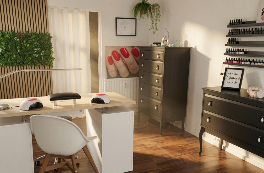 Behandlungsplatz im Studio Polish & Color